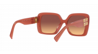 Miu Miu Glimpse MU 10YS 10M07P 56-17 Cognac opal