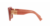 Miu Miu Glimpse MU 10YS 10M07P 56-17 Cognac opal
