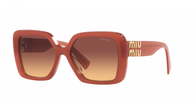 Sunglasses Miu Miu Glimpse MU 10YS 10M-07P 56-17 Cognac opal in stock