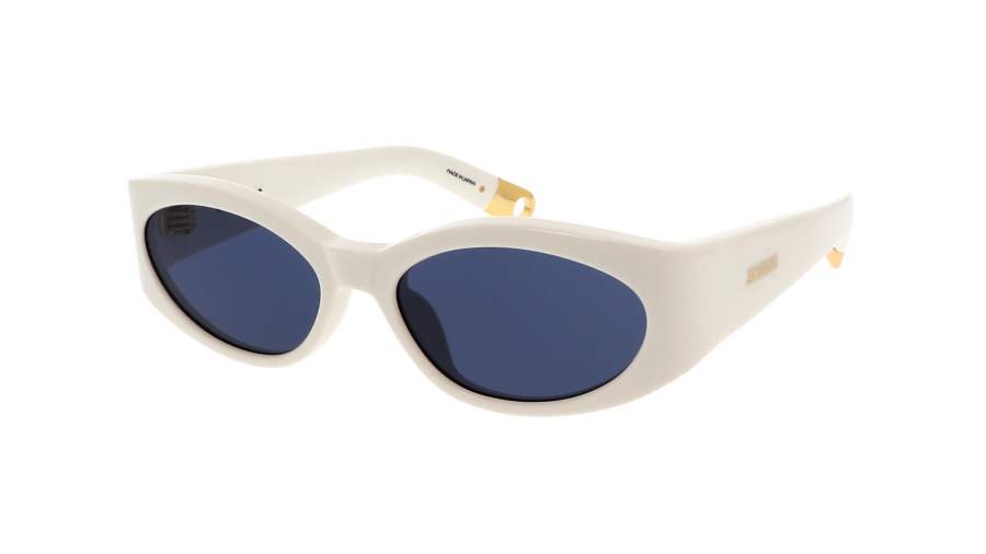 Sonnenbrille JACQUEMUS OVALO JAC4C7SUN 55-17 Weiß auf Lager