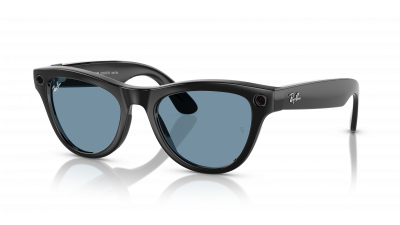 Lunettes de soleil Ray-Ban Meta skyler RW4010 601/MF 52-20 Shiny Black na zalihi