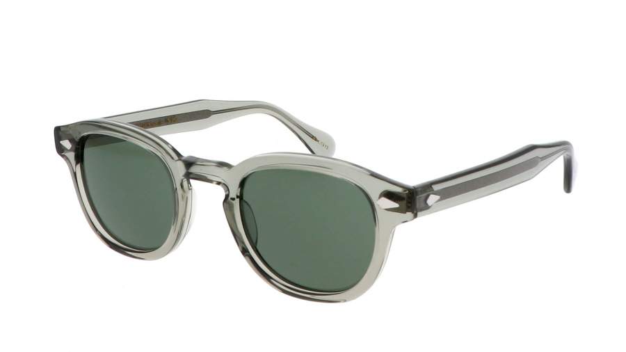 Occhiali da sole Moscot LEMTOSH SUN 49 SAGE G15 Trasparente in stock