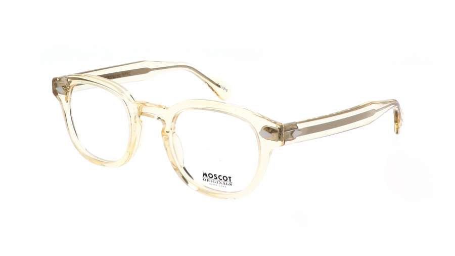 Brille Moscot LEMTOSH 46-24 FLESH Durchsichtig Medium auf Lager