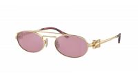 Miu Miu Logo MU 54ZS ZVN50D 53-19 Pale Gold