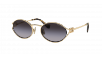 Miu Miu Logo MU 52YS ZVN5D1 54-21 Pale Gold