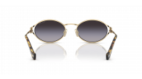 Miu Miu Logo MU 52YS ZVN5D1 54-21 Pale Gold