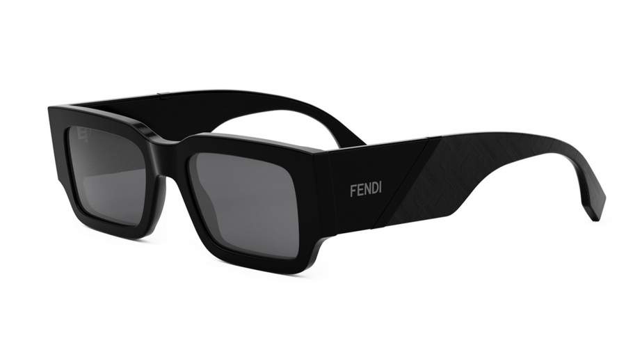 Occhiali da sole FENDI Diagonal FE40131I 01A 51-20 Nero in stock