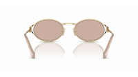 Miu Miu Logo MU 52YS ZVN20F 54-21 Pale Gold