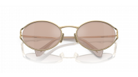 Miu Miu Logo MU 52YS ZVN20F 54-21 Pale Gold