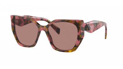 Occhiali da sole Prada PR 19ZS 18N-10D 55-17 Tortoise Cognac Begonia in stock