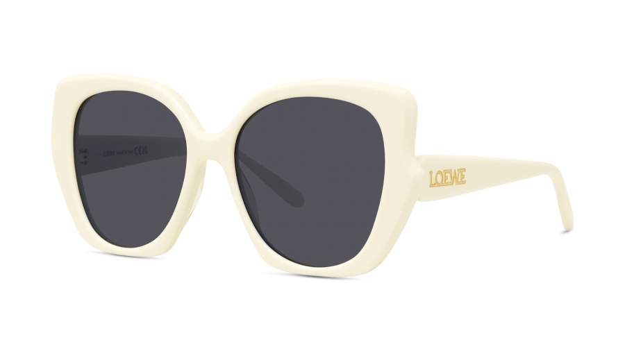 Occhiali da sole Loewe Thin LW40133I 25A 55-17 Bianco in stock