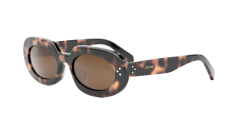 Sunglasses CELINE Bold 3 dots CL40276U 53E 54-20 Tortoise in stock