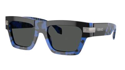 Occhiali da sole Versace VE4464 545887 55-20 Havana Blue in stock