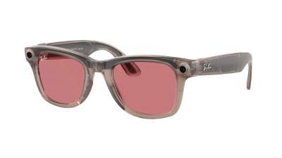 Occhiali da sole Ray-Ban Meta wayfarer RW4008 6705P5 53-22 Shiny Warm Stone in stock