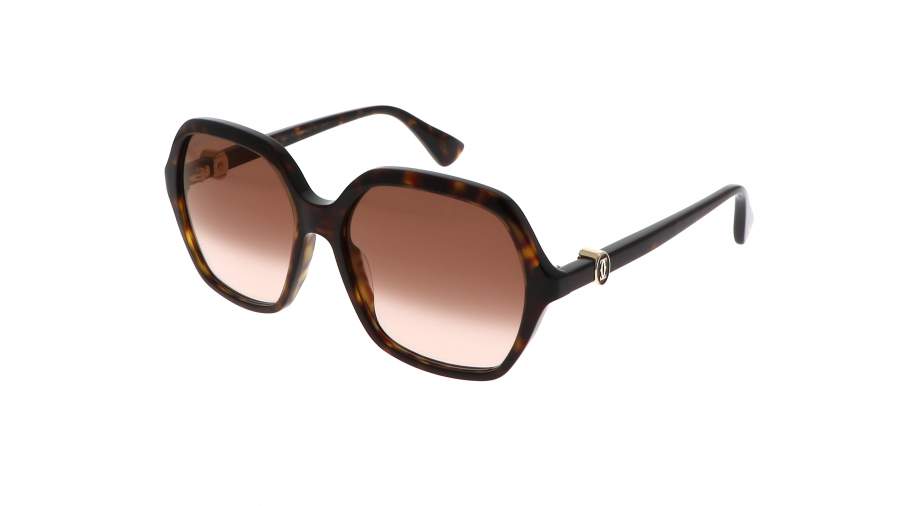 Occhiali da sole Cartier Contemporary CT0470S 002 57-16 Tartaruga in stock