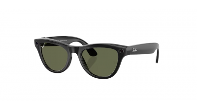 Occhiali da sole Ray-Ban Meta skyler RW4010 601/9A 52-20 Shiny Black in stock