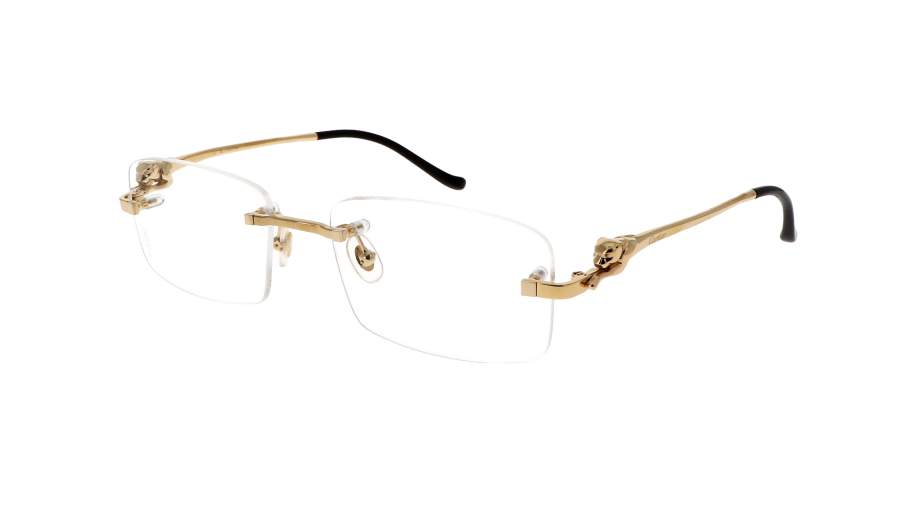 Occhiali da vista Cartier Core range CT0281O-001 54-18 Oro in stock