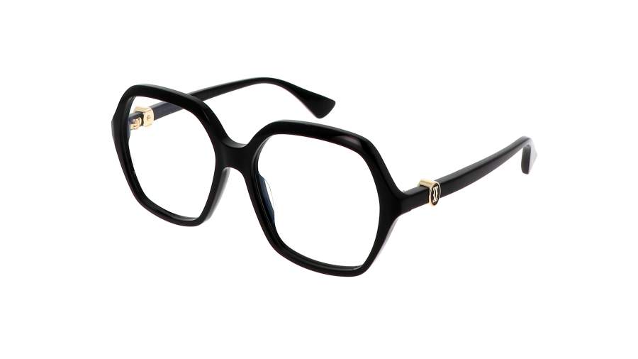 Brille Cartier Contemporary CT0492O 001 Schwarz auf Lager