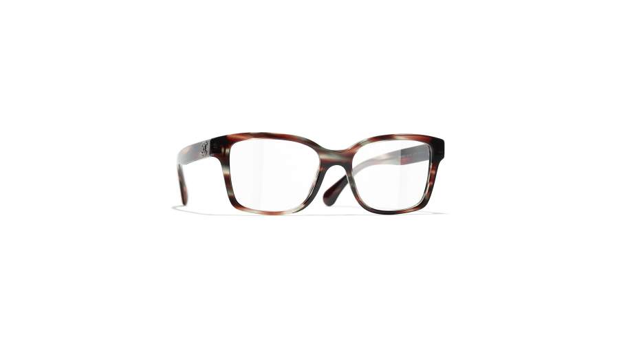 Occhiali da vista CHANEL CH3451B 1727 51-17 Grey brown striped in stock