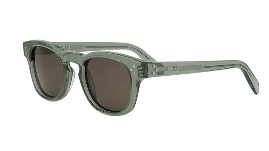 Sonnenbrille CELINE Bold 3 dots CL40233I 96E 49-23 Grün auf Lager