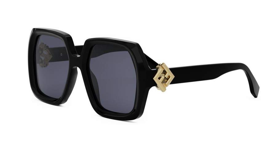 Sonnenbrille FENDI Ff diamonds FE40139I 01V 53-19 Schwarz auf Lager