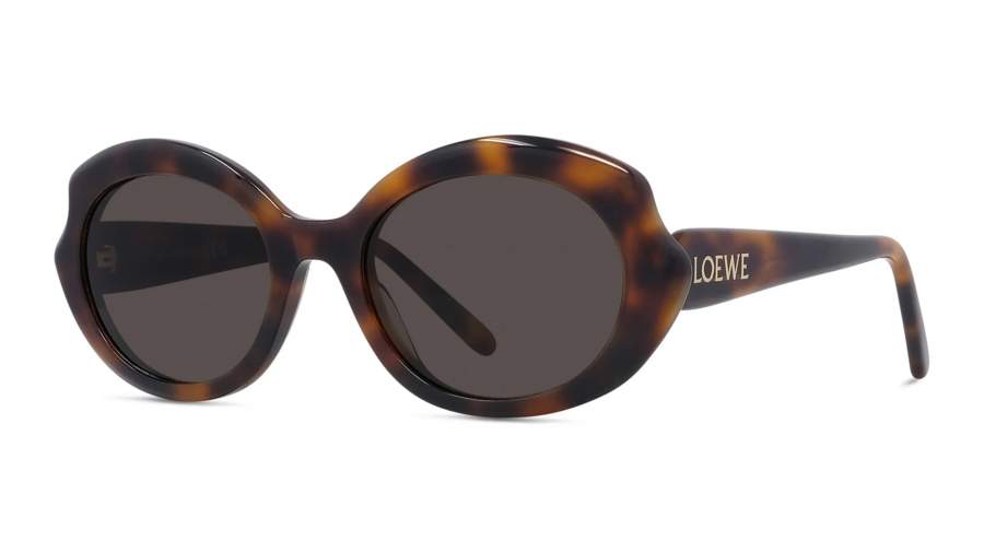 Lunettes de soleil Loewe Slim LW40147I 52E 54-20 Havane Foncé en stock