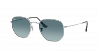 Ray-Ban Hexagonal Flat Lenses RB3548N 003/3M 51-21 Argento
