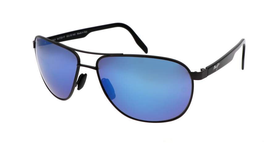 Sonnenbrille Maui Jim Castel B728-17 62-15 Schwarz auf Lager