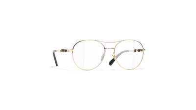Eyeglasses CHANEL CH2214 C395 55-17 Gold in stock