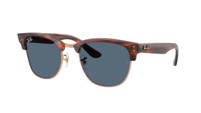 Occhiali da sole Ray-Ban Clubmaster Reverse RBR0504S 1398/3A 54-21 Striped Havana in stock