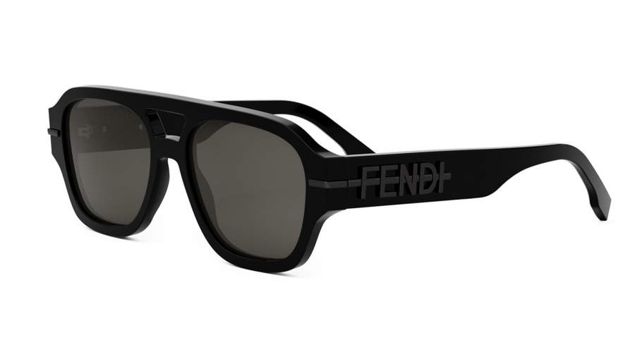 Sonnenbrille FENDI Fendigraphy FE40130I 01A 55-17 Schwarz auf Lager