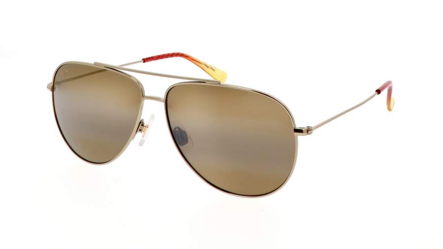 Occhiali da sole Maui Jim Hauoli H665-16B 59-12 Oro in stock
