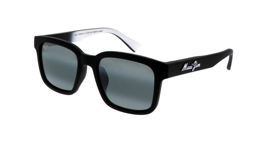 Sonnenbrille Maui Jim Opiopio asian fit 659-02 54-20 Schwarz auf Lager