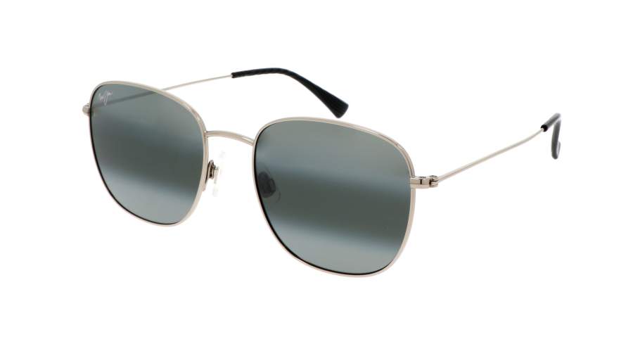 Occhiali da sole Maui Jim Olali asian fit 657-17A 55-19 Argento in stock