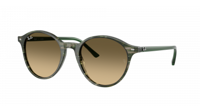 Lunettes de soleil Ray-Ban Bernard RB2230 1421/0A 51-21 Transparent shade fantasy green en stock