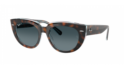 Lunettes de soleil Ray-Ban Doreen RB2286 1413/S3 52-20 Dark Havana On Transp Multicolor en stock