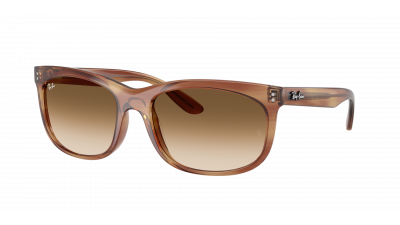Lunettes de soleil Ray-Ban Balorette RB2389 1403/51 60-19 Striped Brown en stock