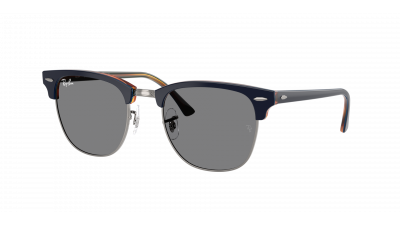 Occhiali da sole Ray-Ban Clubmaster RB3016 1278/B1 49-21 Blue On Gunmetal in stock