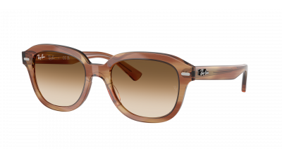 Occhiali da sole Ray-Ban Erik RB4398 1403/51 51-20 Striped Brown in stock