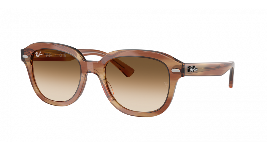 Ray-Ban Erik RB4398 1403/51 51-20 Striped Brown
