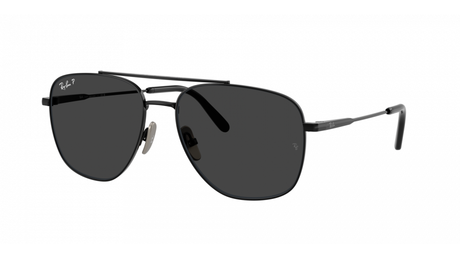 Ray-Ban William titanium RB8097 9267/48 59-17 Schwarz