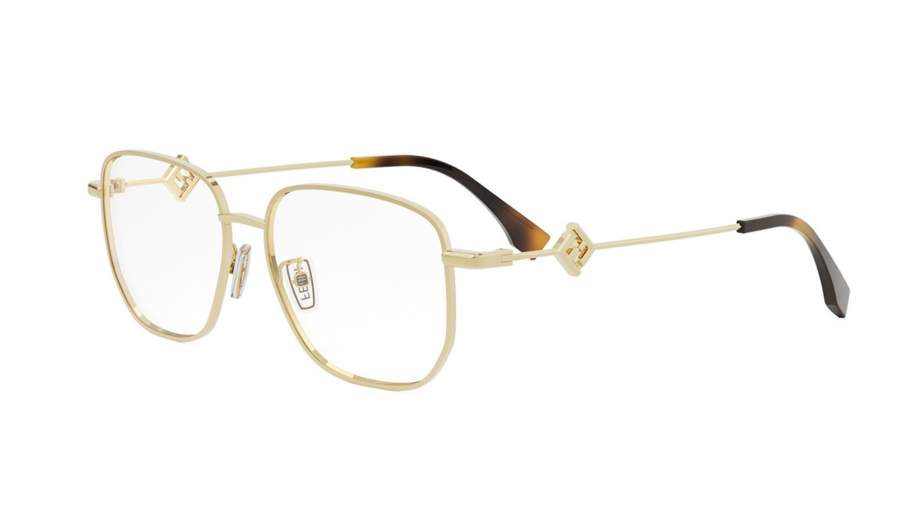 Occhiali da vista FENDI Sky FE50111F 030 54-15 Oro in stock