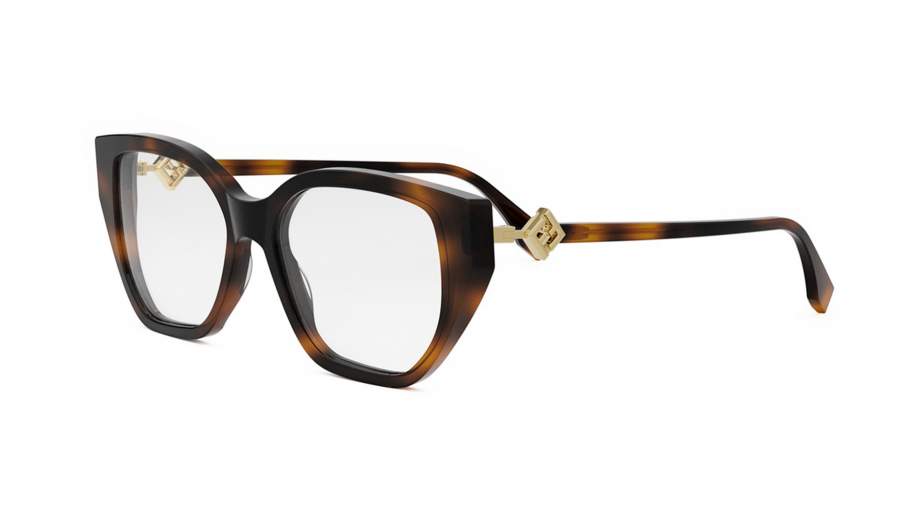 Lunettes de vue FENDI Ff diamonds FE50100I 053 53-16 Écaille na zalihi