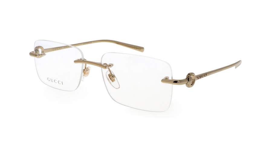 Occhiali da vista Gucci Horsebit GG1703O 003 55-17 Oro in stock