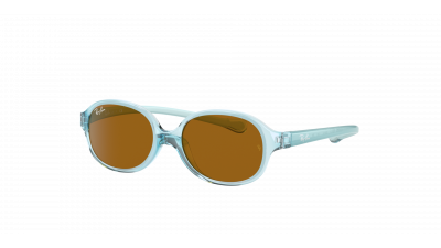 Lunettes de soleil Ray-Ban RJ9187S 7081/3 39-14 Transparent Light Blue en stock