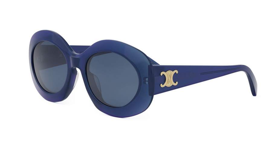 Lunettes de soleil CELINE Triomphe CL40292U 90V 54-20 Bleu na zalihi