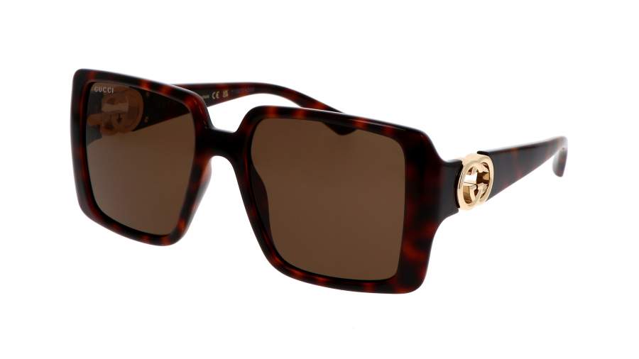 Occhiali da sole Gucci Gg logo GG1692S 002 54-18 Havana in stock