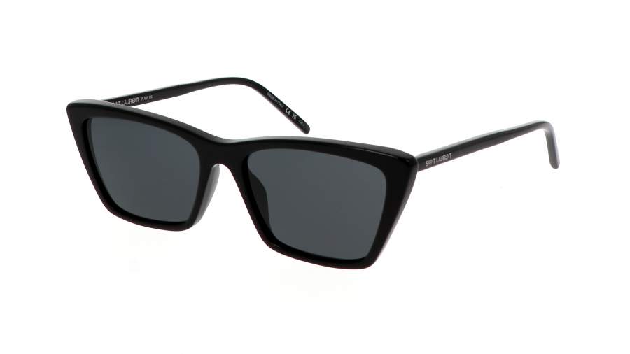 Lunettes de soleil Saint Laurent Sl logo SL 737 MICA THIN 001 54-16 Noir na zalihi