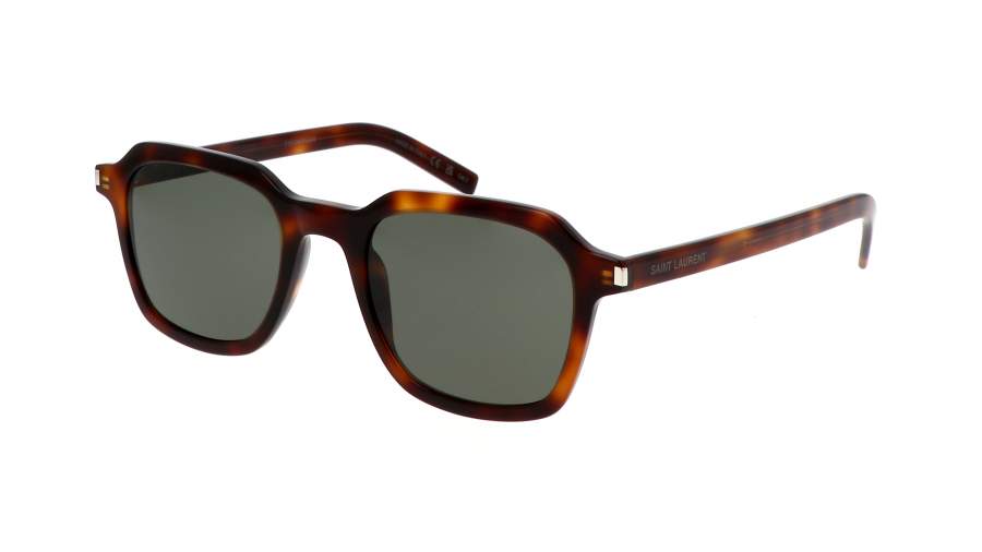 Lunettes de soleil Saint Laurent Corner angle SL 715 SLIM 003 49-21 Havane na zalihi
