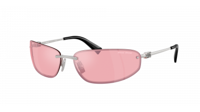 Lunettes de soleil Miu Miu Runway MU A50S 1BC70J 68-15 Argent na zalihi